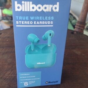 Billboard True Wireless Stereo Earbuds - Blue NWT